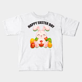 happy easter day, easter egg,Easter Egg chocolate,kids Youth Kids T-Shirt